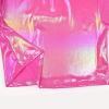 imagePerfashion Girls Metallic Shirts with Arm Sleeves Shiny Crop Top for Dancing Raves Festivals Costumes 415 YearsRadient Pink036