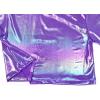 imagePerfashion Girls Metallic Shirts with Arm Sleeves Shiny Crop Top for Dancing Raves Festivals Costumes 415 YearsRadient Purple033