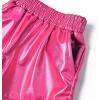 imagePerfashion Girls Metallic Shorts Shiny Hot Short Sparkly Party Pants ampampSunglassesCarmine 4