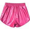 imagePerfashion Girls Metallic Shorts Shiny Hot Short Sparkly Party Pants ampampSunglassesCarmine 4