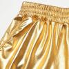 imagePerfashion Girls Metallic Shorts Shiny Hot Short Sparkly Party Pants ampampSunglassesGold