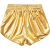 imagePerfashion Girls Metallic Shorts Shiny Hot Short Sparkly Party Pants ampampSunglassesGold