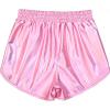 imagePerfashion Girls Metallic Shorts Shiny Hot Short Sparkly Party Pants ampampSunglassesLight Pink 7