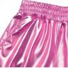 imagePerfashion Girls Metallic Shorts Shiny Hot Short Sparkly Party Pants ampampSunglassesPink