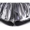 imagePerfashion Girls Metallic Shorts Shiny Hot Short Sparkly Party Pants ampampSunglassesSilver Grey 11