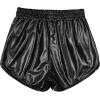 imagePerfashion Girls Metallic Shorts Sparkly Shiny Hot Pants GoldSilverPink OutfitBlack  13
