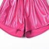 imagePerfashion Girls Metallic Shorts Sparkly Shiny Hot Pants GoldSilverPink OutfitCarmine