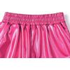 imagePerfashion Girls Metallic Shorts Sparkly Shiny Hot Pants GoldSilverPink OutfitCarmine
