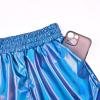 imagePerfashion Girls Metallic Shorts Sparkly Shiny Hot Pants GoldSilverPink OutfitColorful Blue11