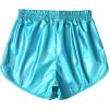 imagePerfashion Girls Metallic Shorts Sparkly Shiny Hot Pants GoldSilverPink OutfitCyan