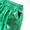 imagePerfashion Girls Metallic Shorts Sparkly Shiny Hot Pants GoldSilverPink OutfitGreen
