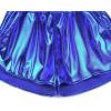 imagePerfashion Girls Metallic Shorts Sparkly Shiny Hot Pants GoldSilverPink OutfitMineral Blue 24