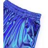 imagePerfashion Girls Metallic Shorts Sparkly Shiny Hot Pants GoldSilverPink OutfitMineral Blue 24