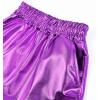 imagePerfashion Girls Metallic Shorts Sparkly Shiny Hot Pants GoldSilverPink OutfitPurple 5