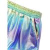 imagePerfashion Girls Metallic Shorts Sparkly Shiny Hot Pants GoldSilverPink OutfitRainbow