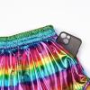 imagePerfashion Girls Metallic Shorts Sparkly Shiny Hot Pants GoldSilverPink OutfitRainbow29