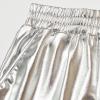 imagePerfashion Girls Metallic Shorts Sparkly Shiny Hot Pants GoldSilverPink OutfitSilver
