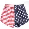 imagePerfashion Girls Metallic Shorts Sparkly Shiny Hot Pants GoldSilverPink OutfitUsa Flag