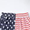imagePerfashion Girls Metallic Shorts Sparkly Shiny Hot Pants GoldSilverPink OutfitUsa Flag