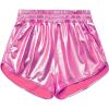 imagePerfashion Girls Metallic Shorts Sparkly Shiny Hot Pants GoldSilverPink OutfitPink