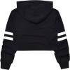 imageKids Girls Leather Plaid Long Sleeve Crop Top Hoddie Cropped SweatershirtsCat