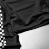 imageKids Girls Leather Plaid Long Sleeve Crop Top Hoddie Cropped SweatershirtsPlaid Black
