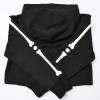 imageKids Girls Leather Plaid Long Sleeve Crop Top Hoddie Cropped SweatershirtsSkeleton C67