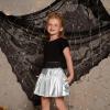 imagePerfashion Girls Metallic Skirts Builtin Shorts Sparkly Skort Alien Shorts 413 YearsSilver755