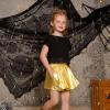imagePerfashion Girls Metallic Skorts Sparkly Shorts Shiny Dance Skirt with Pockets 413 YearsGold754