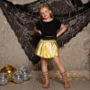imagePerfashion Girls Metallic Skorts Sparkly Shorts Shiny Dance Skirt with Pockets 413 YearsGold754
