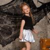 imagePerfashion Girls Metallic Skorts Sparkly Shorts Shiny Dance Skirt with Pockets 413 YearsLaser Silver754