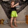 imagePerfashion Girls Metallic Skorts Sparkly Shorts Shiny Dance Skirt with Pockets 413 YearsMustard Green754