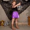 imagePerfashion Girls Metallic Skorts Sparkly Shorts Shiny Dance Skirt with Pockets 413 YearsPurple26754