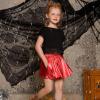 imagePerfashion Girls Metallic Skorts Sparkly Shorts Shiny Dance Skirt with Pockets 413 YearsRed754