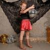 imagePerfashion Girls Metallic Skorts Sparkly Shorts Shiny Dance Skirt with Pockets 413 YearsRed754
