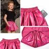 imagePerfashion Girls Metallic Skorts Sparkly Shorts Shiny Dance Skirt with Pockets 413 YearsRosen Pink754
