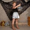 imagePerfashion Girls Metallic Skorts Sparkly Shorts Shiny Dance Skirt with Pockets 413 YearsSilver754