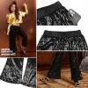 imagePerfashion Girls Sequin Bell Bottom Pants Disco Sparkly Flare Pants Kids Dance Trousers with Pockets 615YBlack252