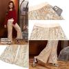 imagePerfashion Girls Sequin Bell Bottom Pants Disco Sparkly Flare Pants Kids Dance Trousers with Pockets 615YChampagne252