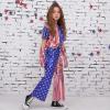 imagePerfashion Girls Shiny Metallic Flared Pants Festival Dance Pants Disco with Sunglasses Wide Leg Trousers 615 Years4th of July360