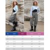 imagePerfashion Metallic Cargo Pants for Girls ampamp Womens Hip Hop Dance MultiPocket Joggers High Waist Pants 615YGrey 352cargo