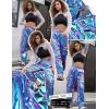 imagePerfashion Metallic Cargo Pants for Girls ampamp Womens Hip Hop Dance MultiPocket Joggers High Waist Pants 615YMagic ColorpurpleCyan352