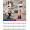 imagePerfashion Metallic Cargo Pants for Girls ampamp Womens Hip Hop Dance MultiPocket Joggers High Waist Pants 615YPink 352cargo