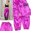 imagePerfashion Metallic Cargo Pants for Girls ampamp Womens Hip Hop Dance MultiPocket Joggers High Waist Pants 615YRosen352