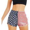 imagePerfashion Womens Metallic Shiny Shorts Sparkly Hot Yoga OutfitFlag