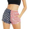 imagePerfashion Womens Metallic Shiny Shorts Sparkly Hot Yoga OutfitFlag