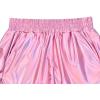 imagePerfashion Womens Metallic Shiny Shorts Sparkly Hot Yoga OutfitLight Pink 7