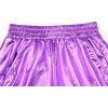 imagePerfashion Womens Metallic Shiny Shorts Sparkly Hot Yoga OutfitMiddle Purple 26