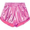 imagePerfashion Womens Metallic Shiny Shorts Sparkly Hot Yoga OutfitPink