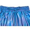 imagePerfashion Womens Metallic Shorts Summer Sparkly Hot Outfit Shiny Short PantsColourful Blue11